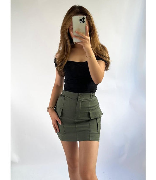 Phoebe skirt - Khaki